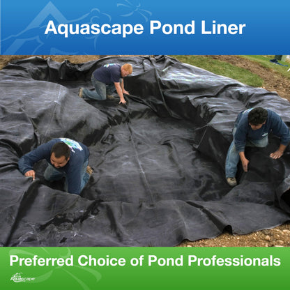 Fish-Safe Pond and Fountain Black Liner